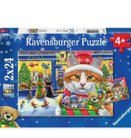 Ravensburger Christmas Kitties 2x24 Pc Puzzle