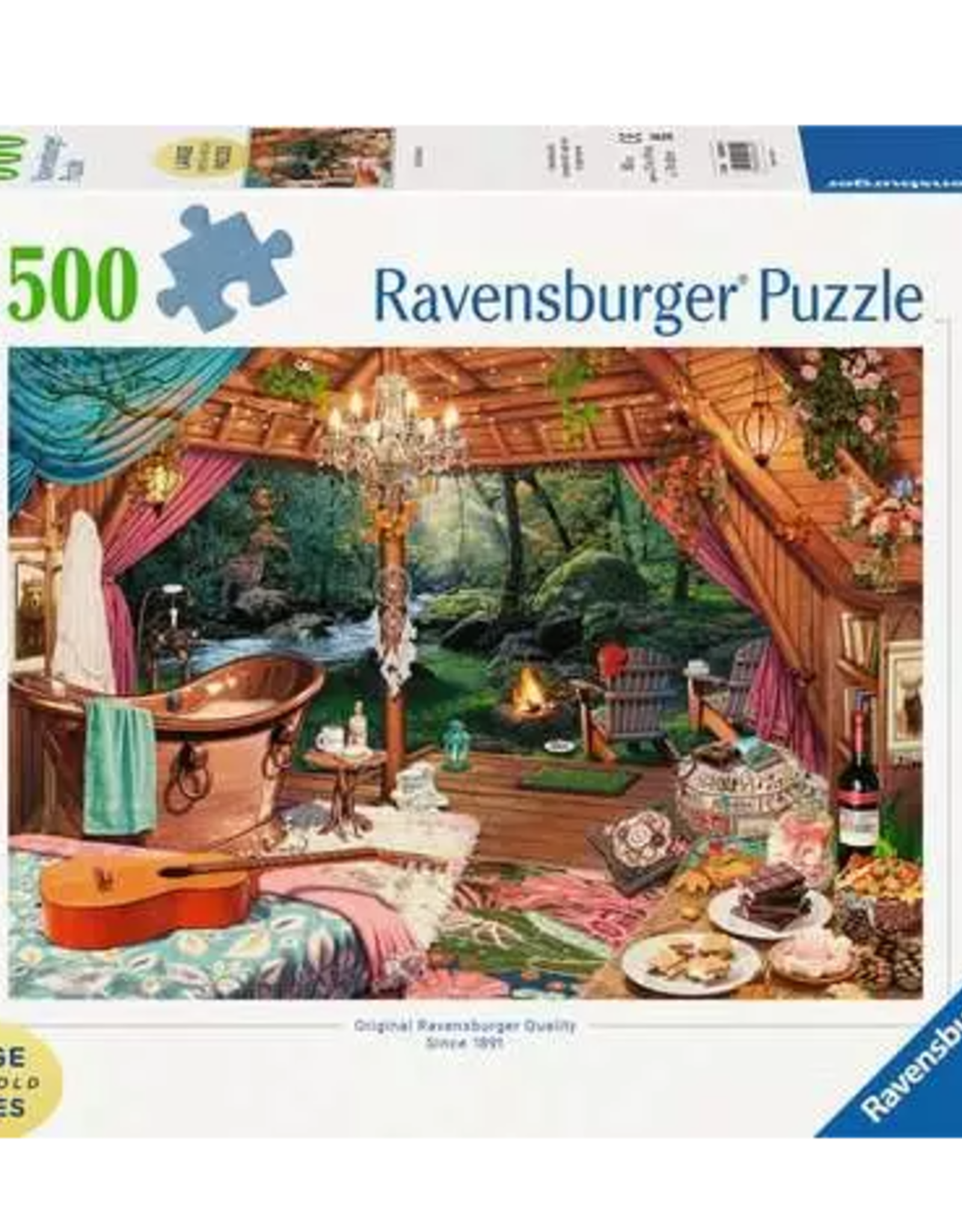 Ravensburger Cozy Glamping 500 pc Large Format