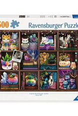 Ravensburger Cubby Cats and Succulents 500 pc Puzzle