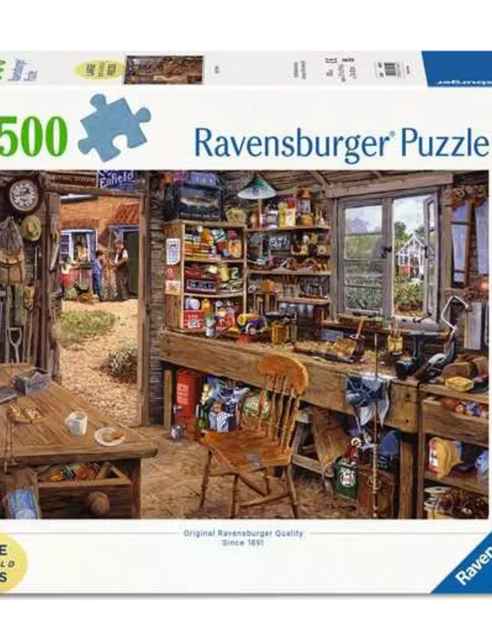 Ravensburger Dad's Shed 500 pc Large Format