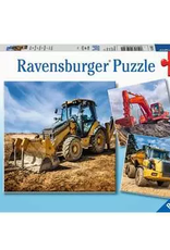 Ravensburger Diggers at Work 3 x 49 pc Puzzle