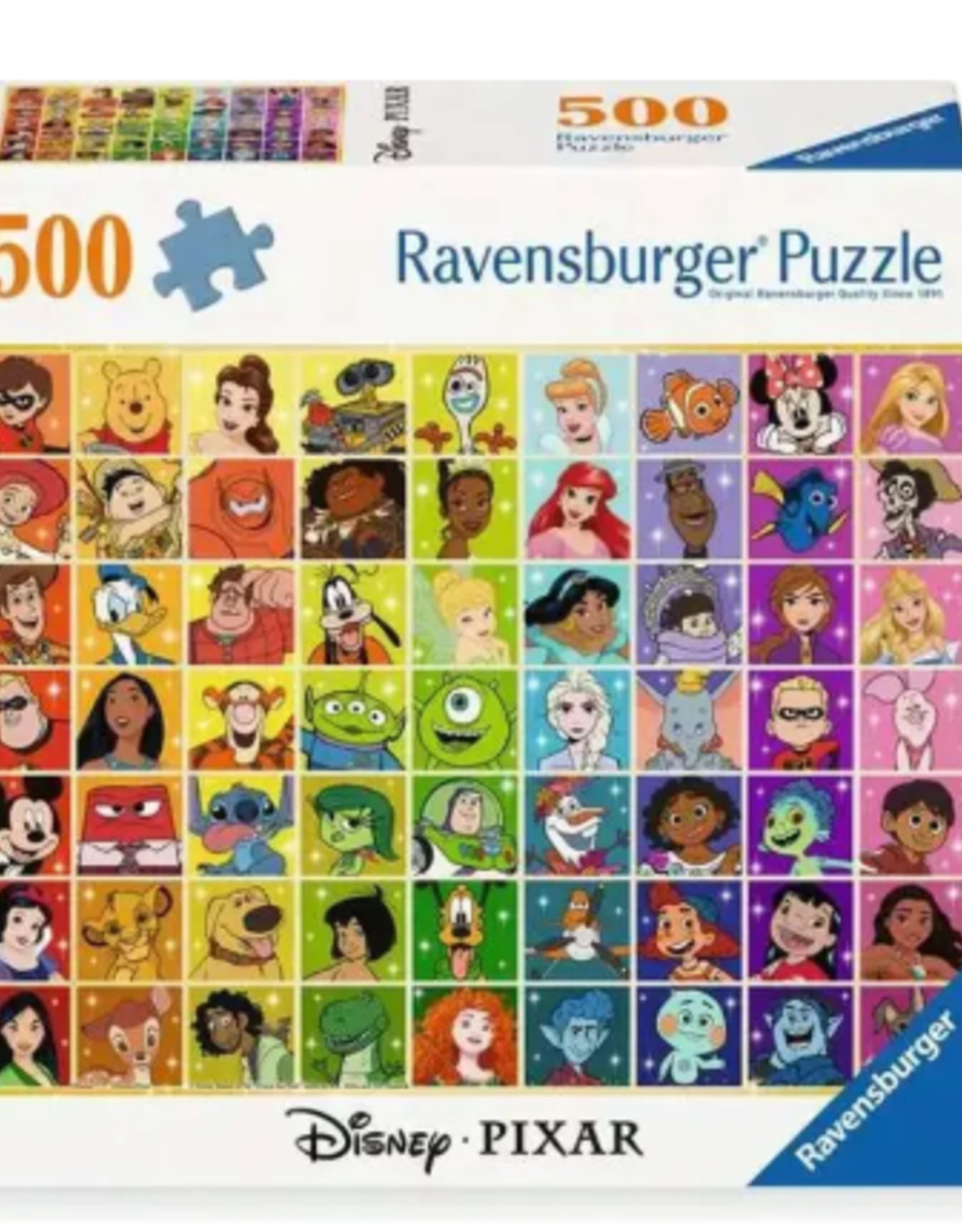 Ravensburger Disney & Pixar Color Palette 500 pc Puzzle