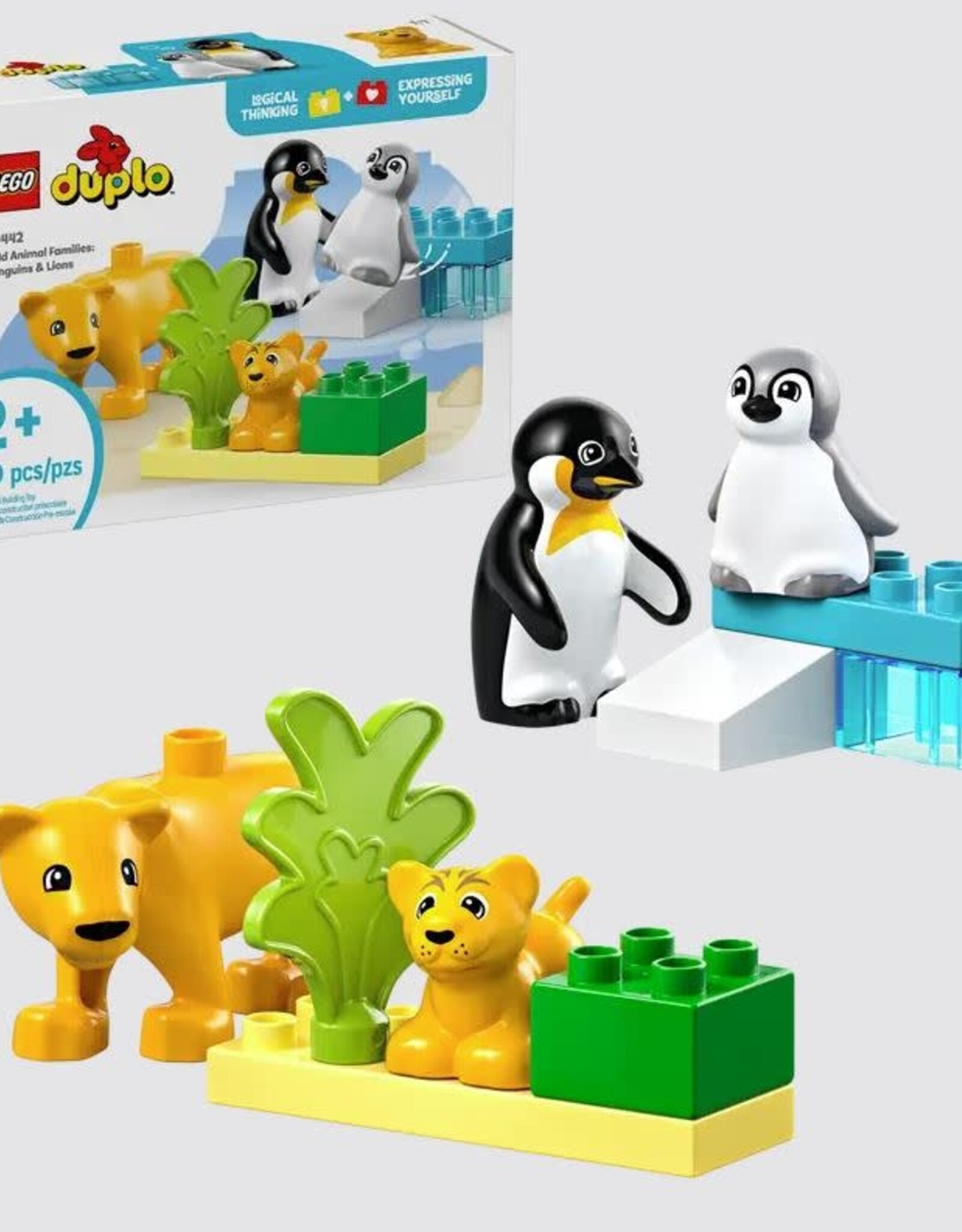 LEGO 10442 Wild Animal Families - Penguins & Lions