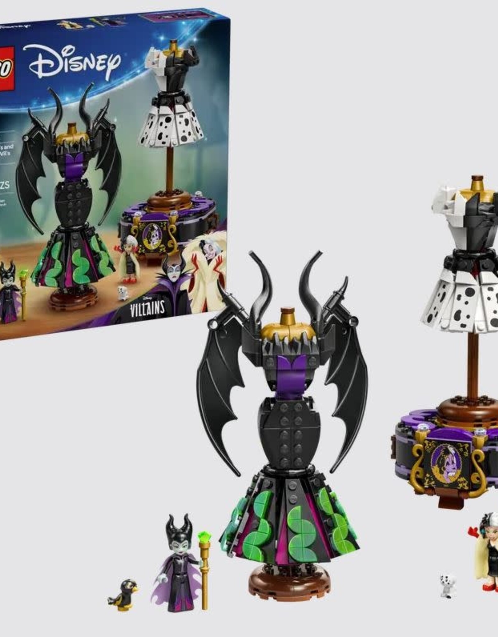LEGO 43262 Maleficent's and Cruella De Vil's Dresses