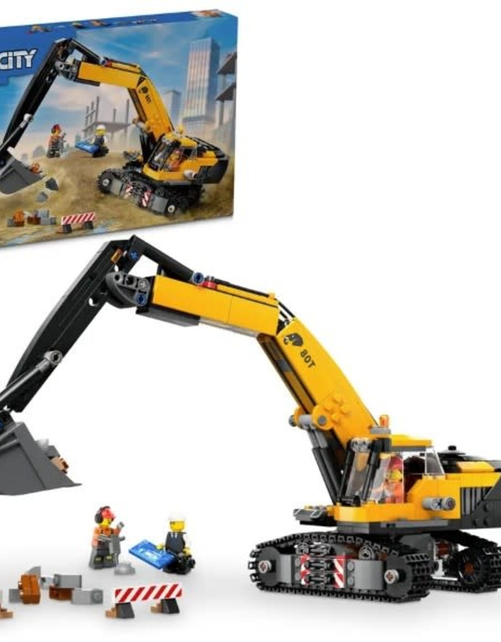 LEGO 60420 Yellow Construction Excavator