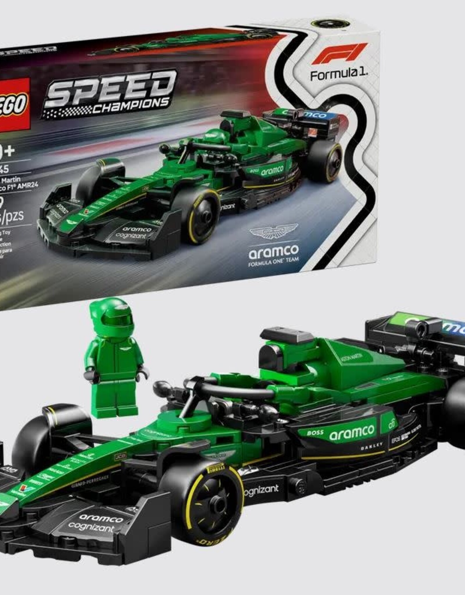 LEGO 77245 Aston Martin Aramco F1® AMR24 Race Car