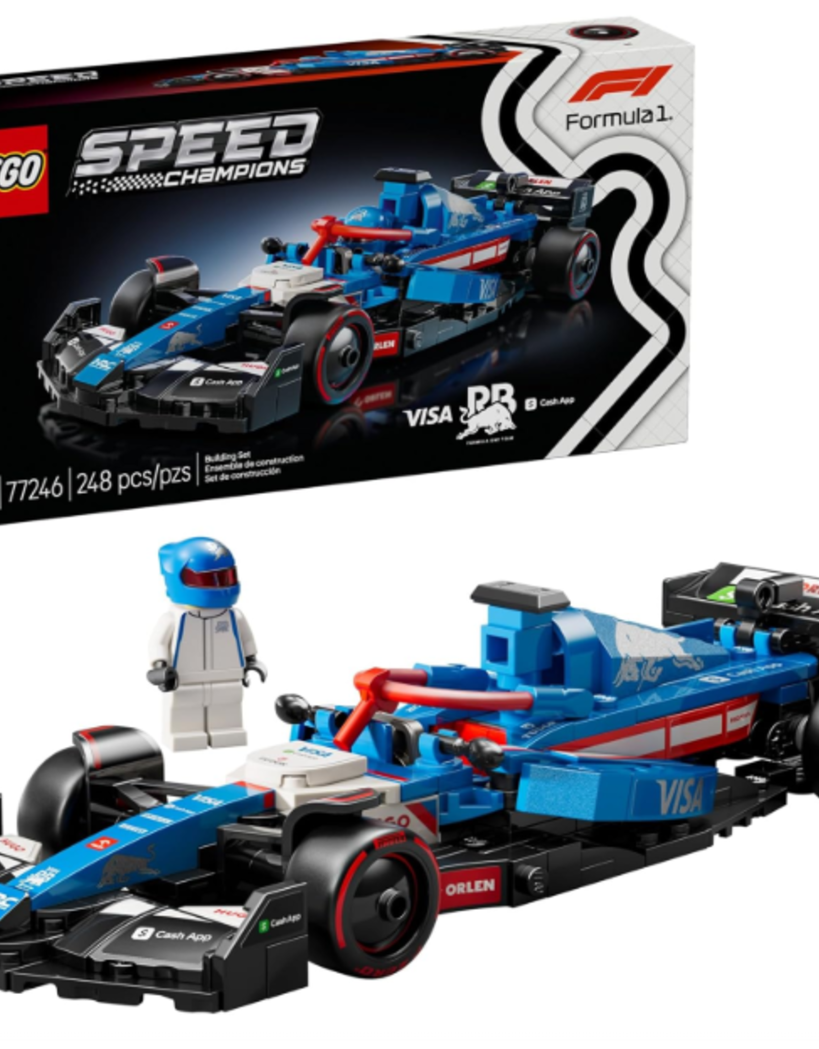 LEGO 77246 Visa Cash App RB VCARB 01 F1® Race Car
