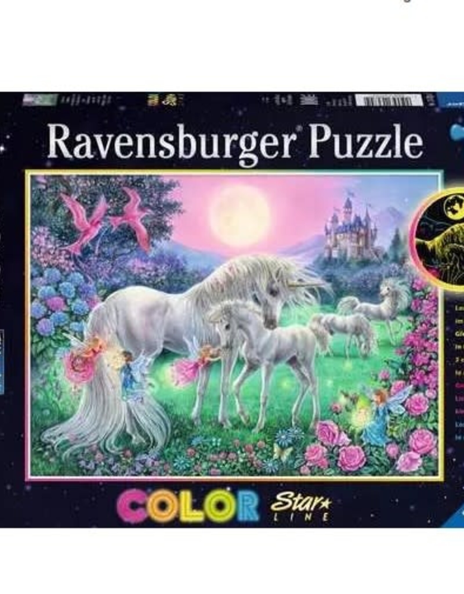 Ravensburger Unicorns in the Moonlight 100 Pc Puzzle
