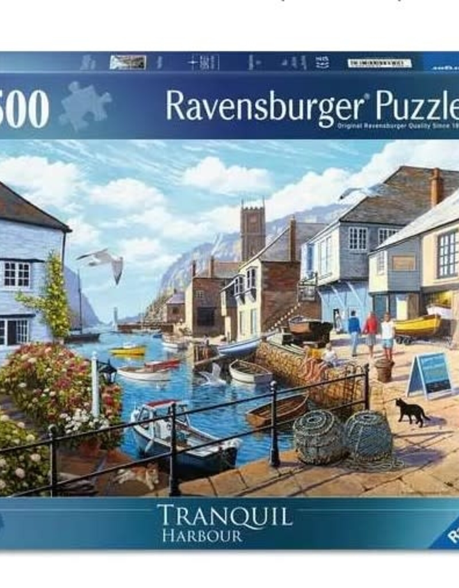 Ravensburger Tranquil Harbour 500 Pc Puzzle