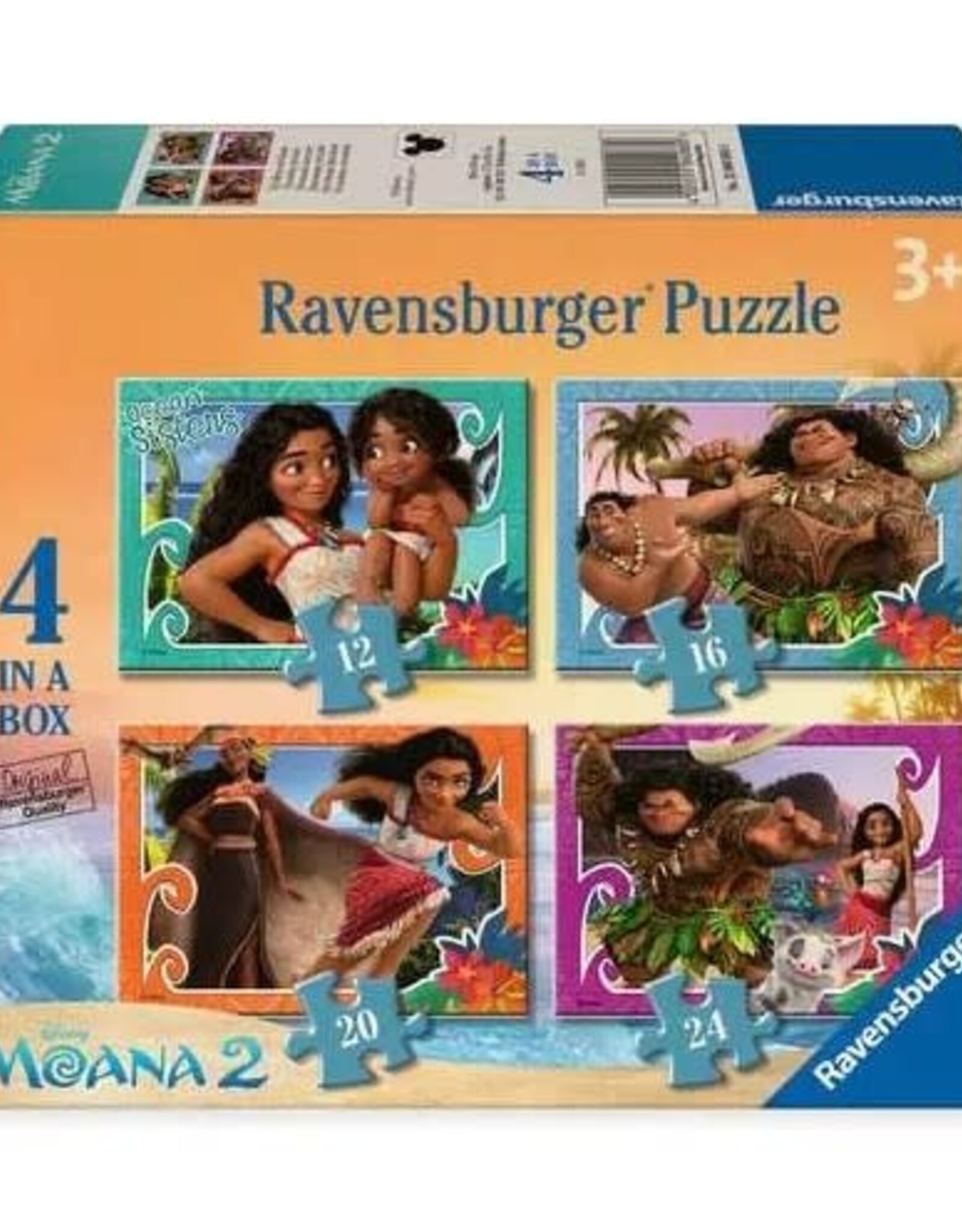 Ravensburger Moana 12, 16, 20, 24 pc Puzzles