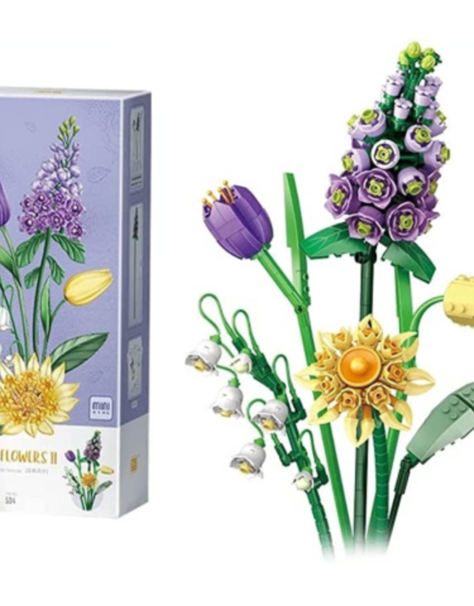 LOZ LOZ Block - Violet Bouquet  Eternal Flower