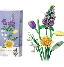 LOZ LOZ Block - Violet Bouquet  Eternal Flower