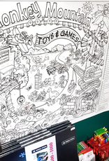 Crystal Salamon Monkey Mountain Washable Colouring Mat 1.7' x 3'