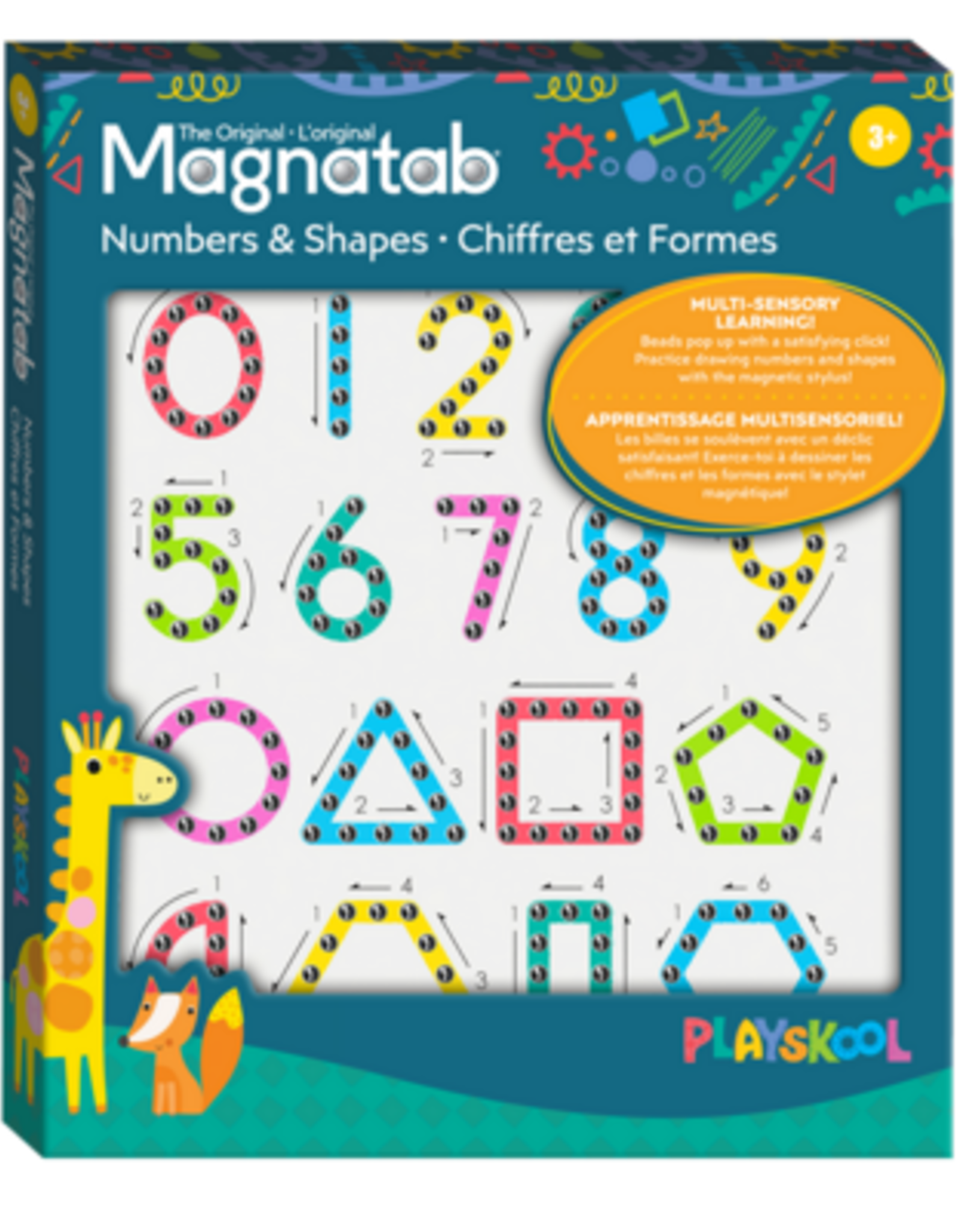 Kid O 0-9 Numbers & Shapes Magnatab
