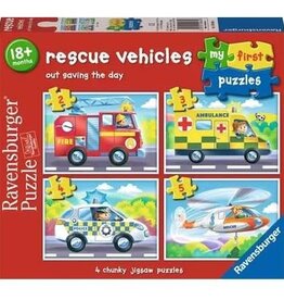 Ravensburger MFP Rescue Vehicles 2, 3, 4, 5 pc Puzzles