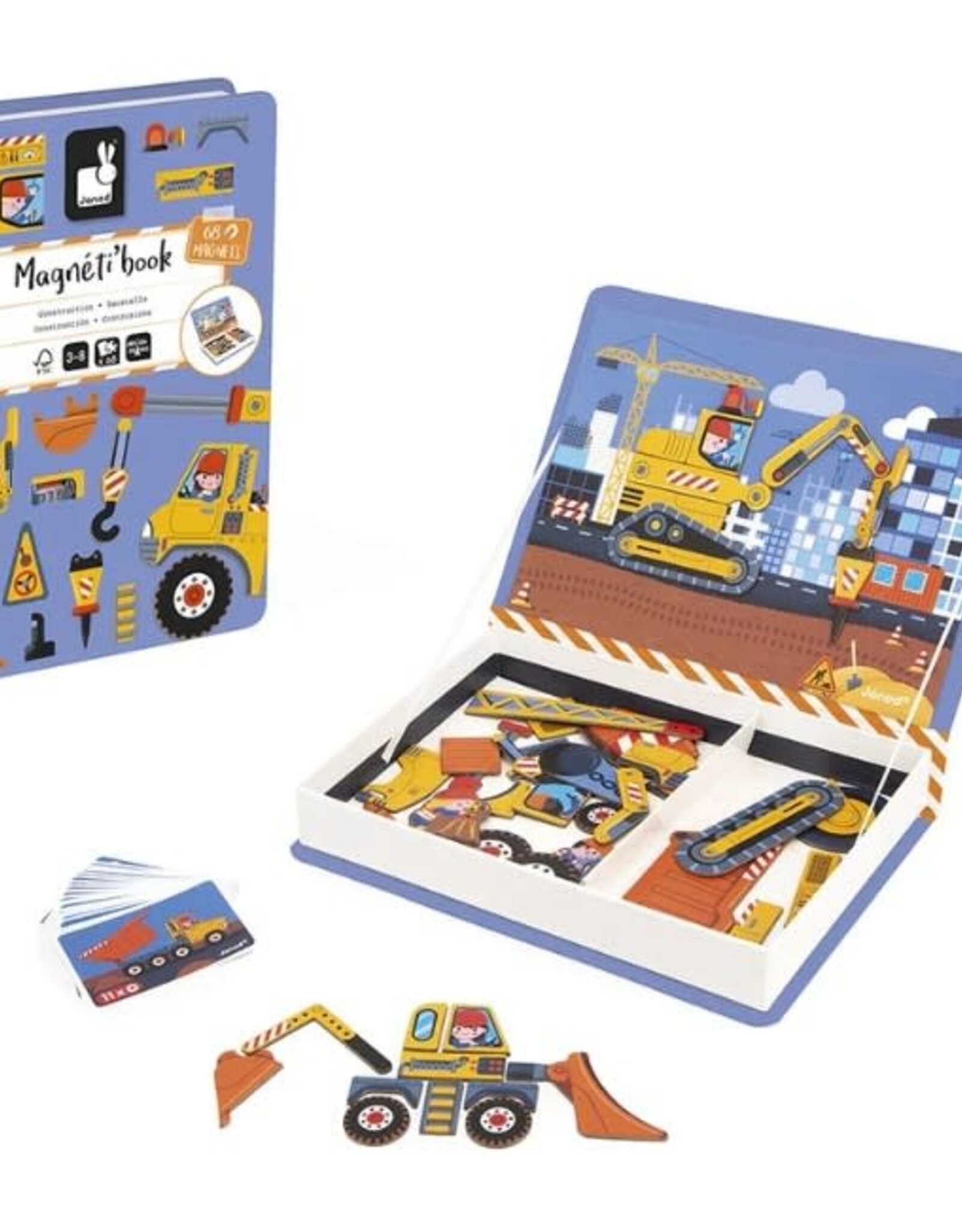 Janod MAGNETIBOOK - CONSTRUCTION
