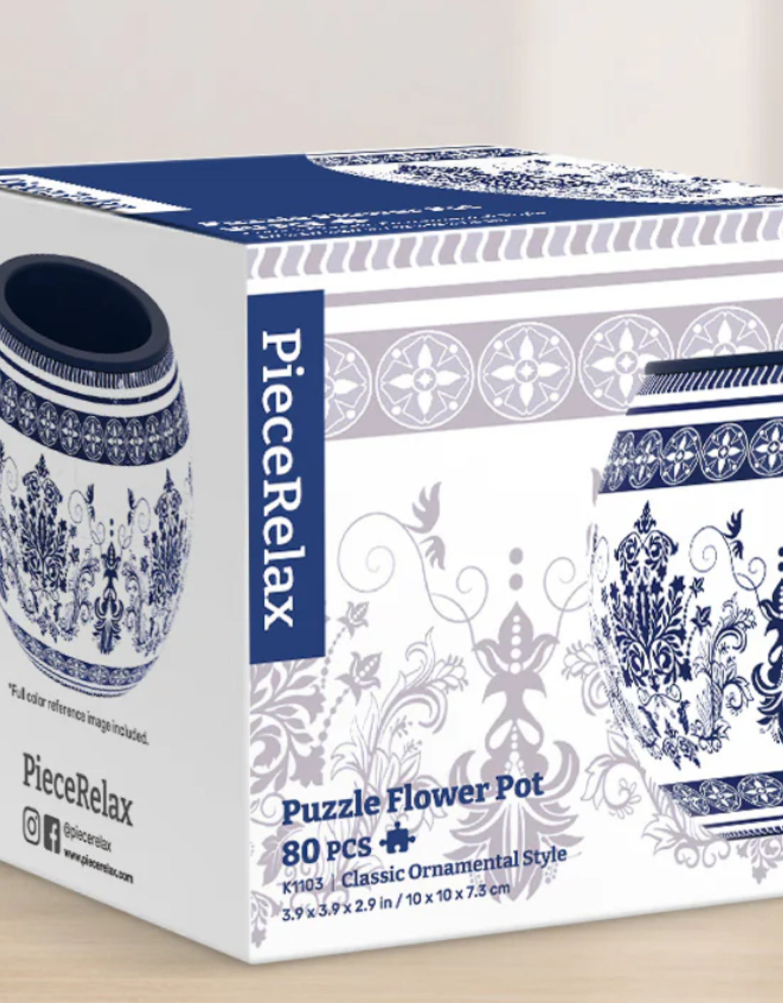 PieceRelax Classic Ornamental Style - Puzzle Pot