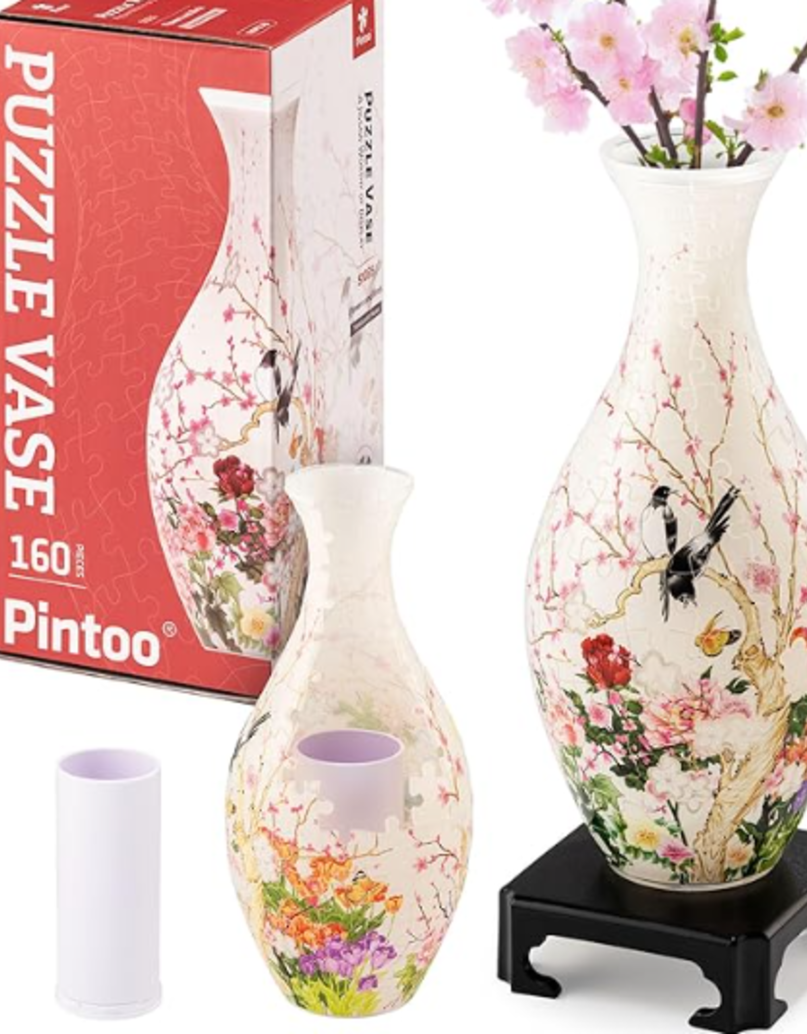 LOZ LOZ BLOCK - Flowers and Birds - Puzzle Vase