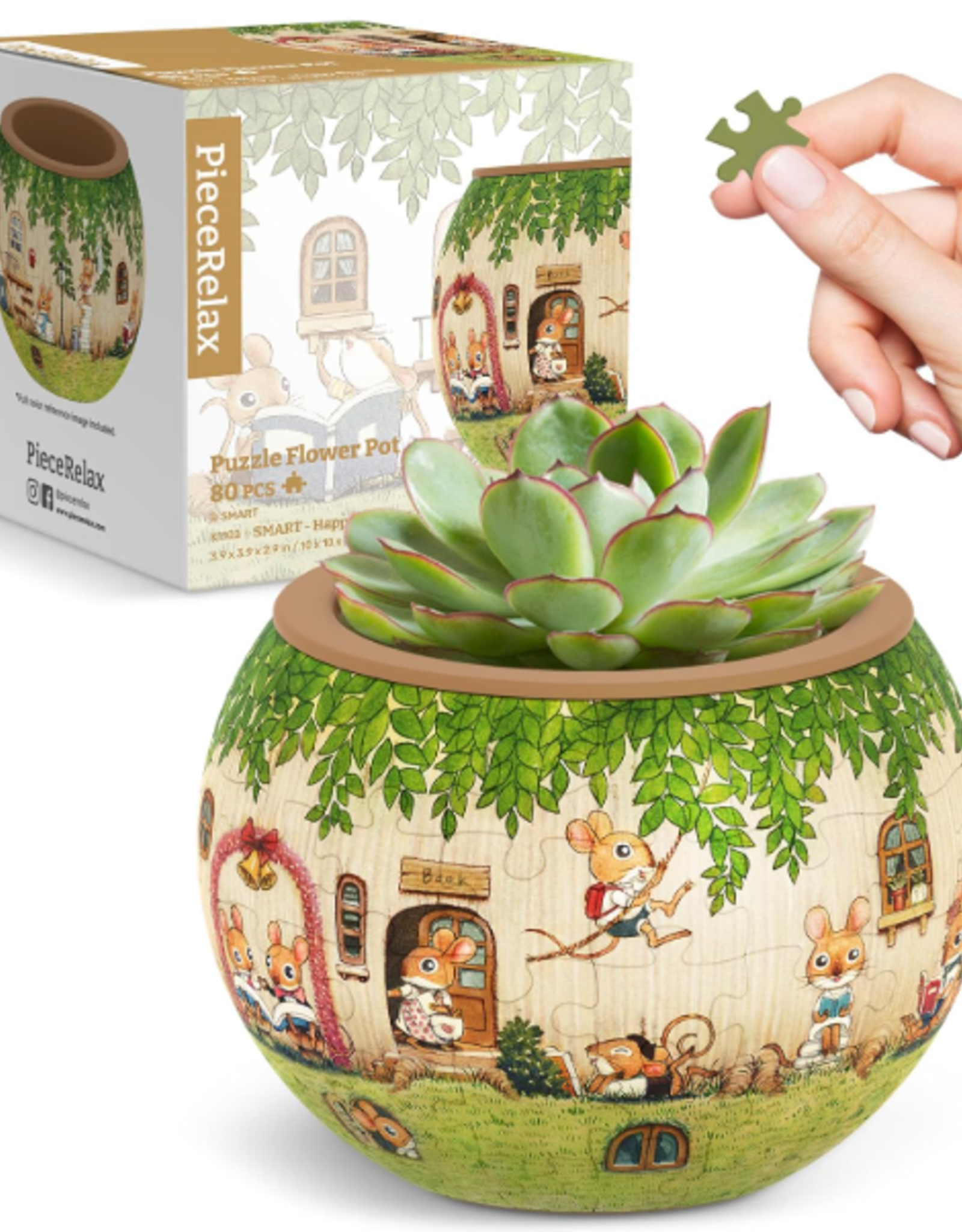PieceRelax SMART - Happy Reading - Puzzle Pot
