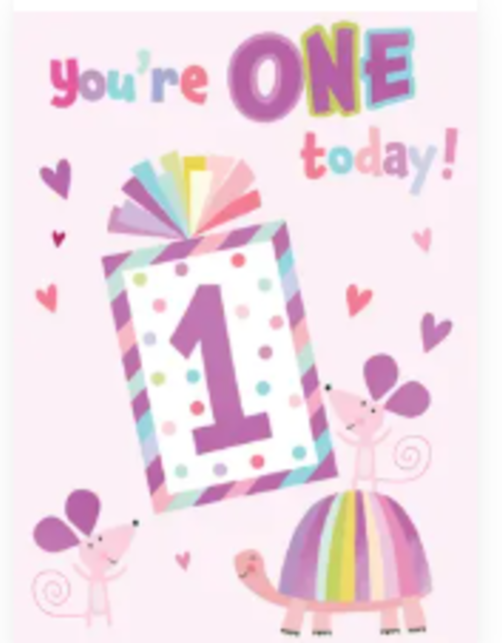 Incognito Card - You're One Today - Girl