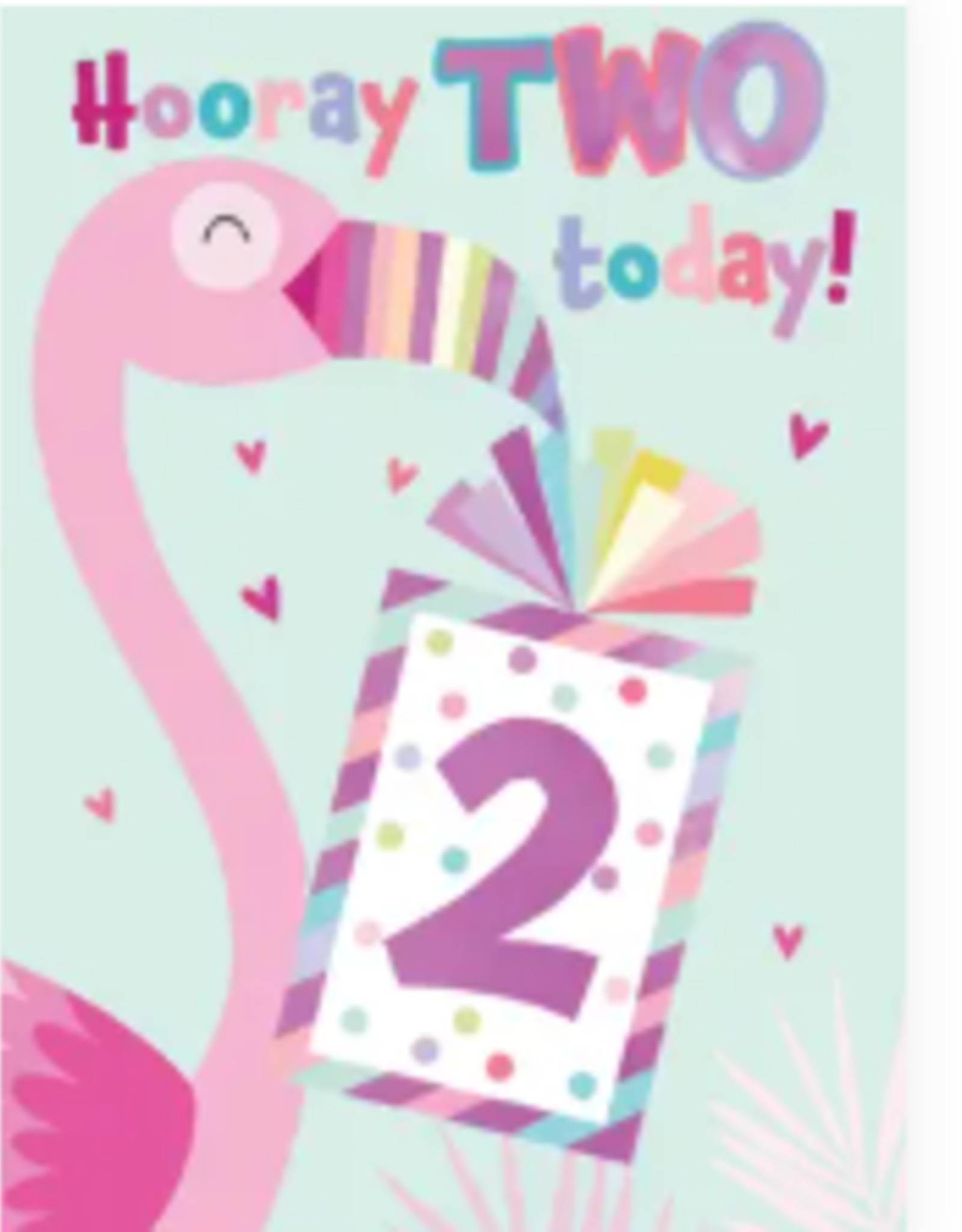 Incognito Card - Hooray Two Today - Girl