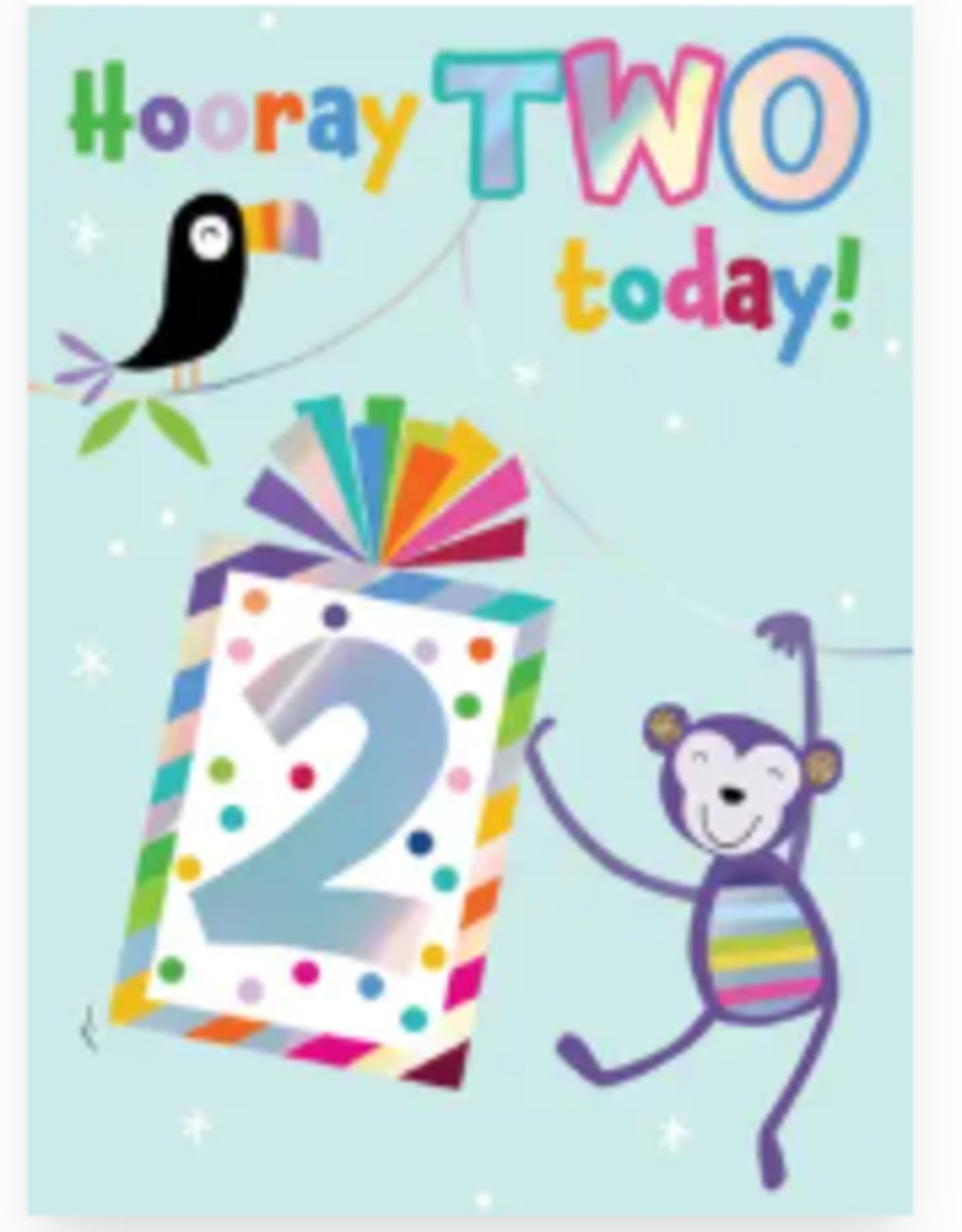 Incognito Card - Hooray Two Today - Boy