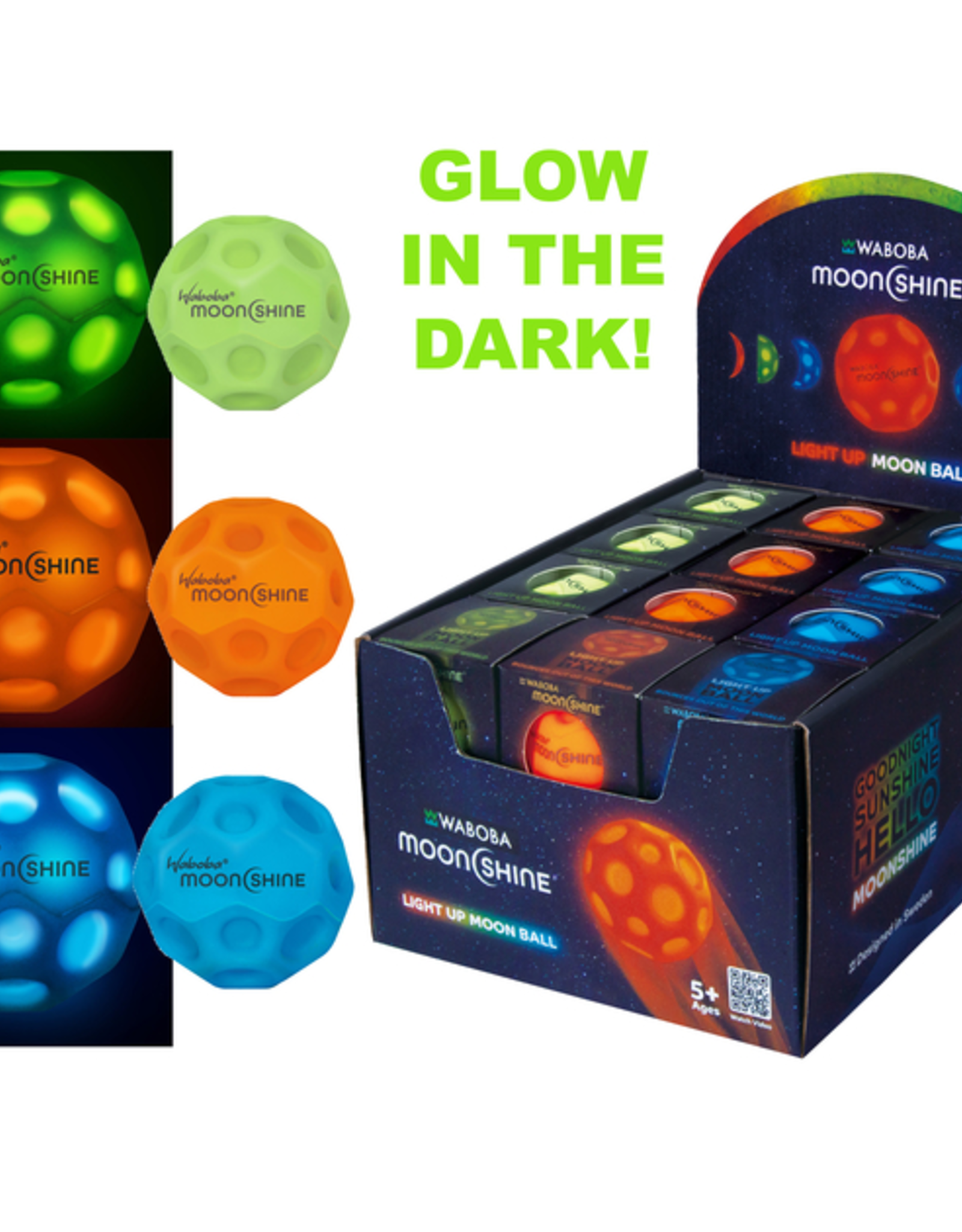 Waboba MoonShine (Blue, Orange, Green) Asst.