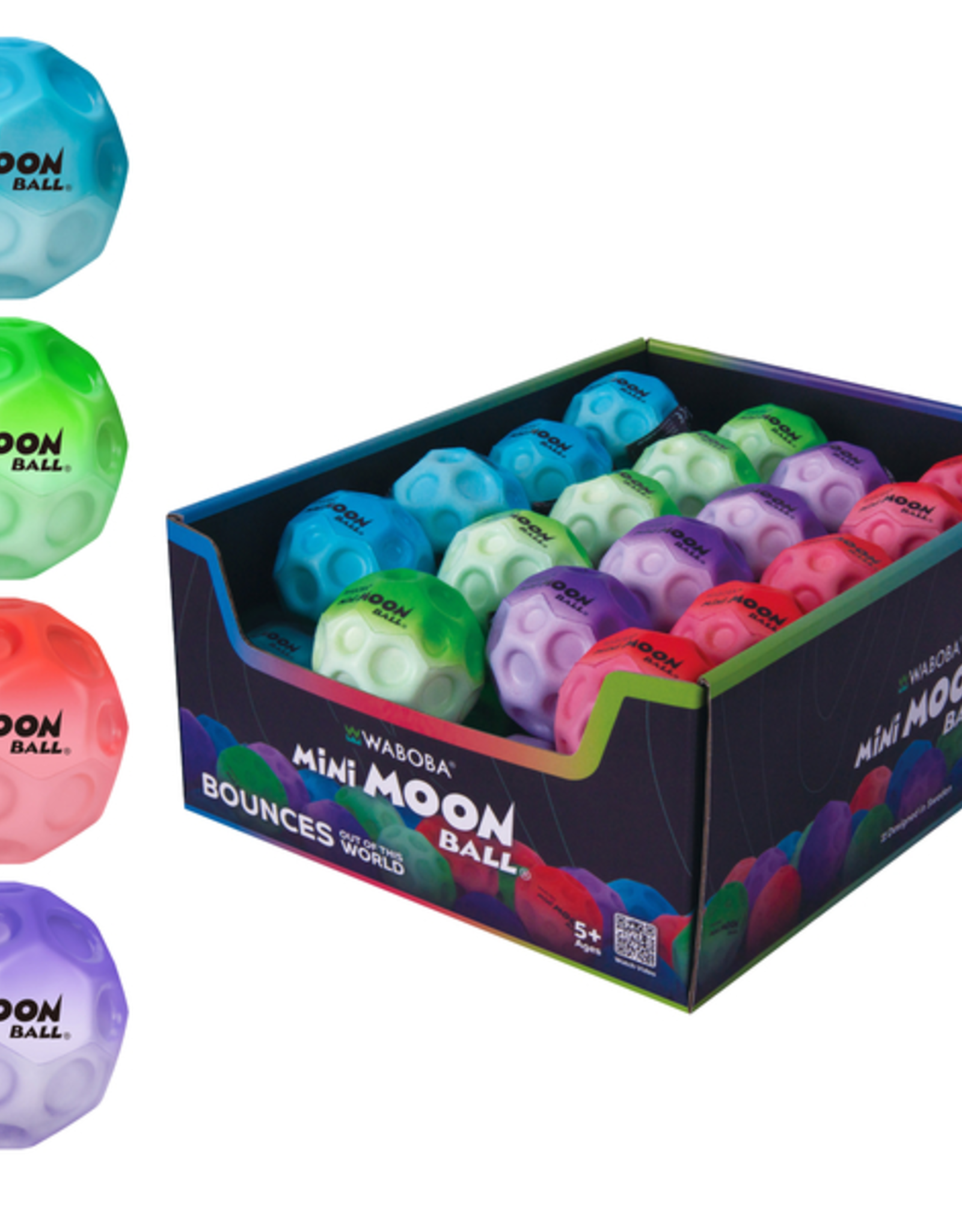 Waboba MINI MOON Ball, Assorted CDU
