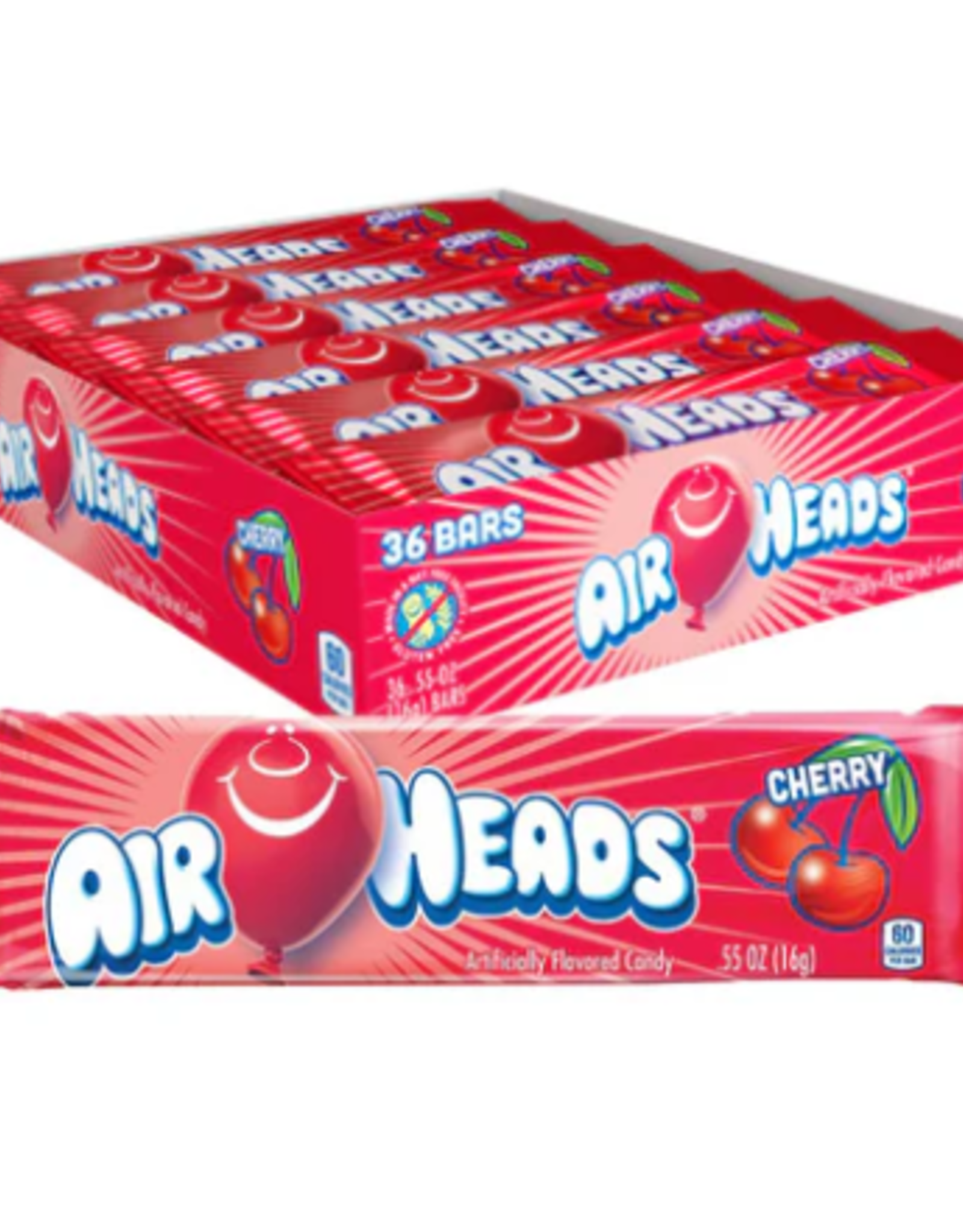 Airheads Airheads Singles Cherry .55oz