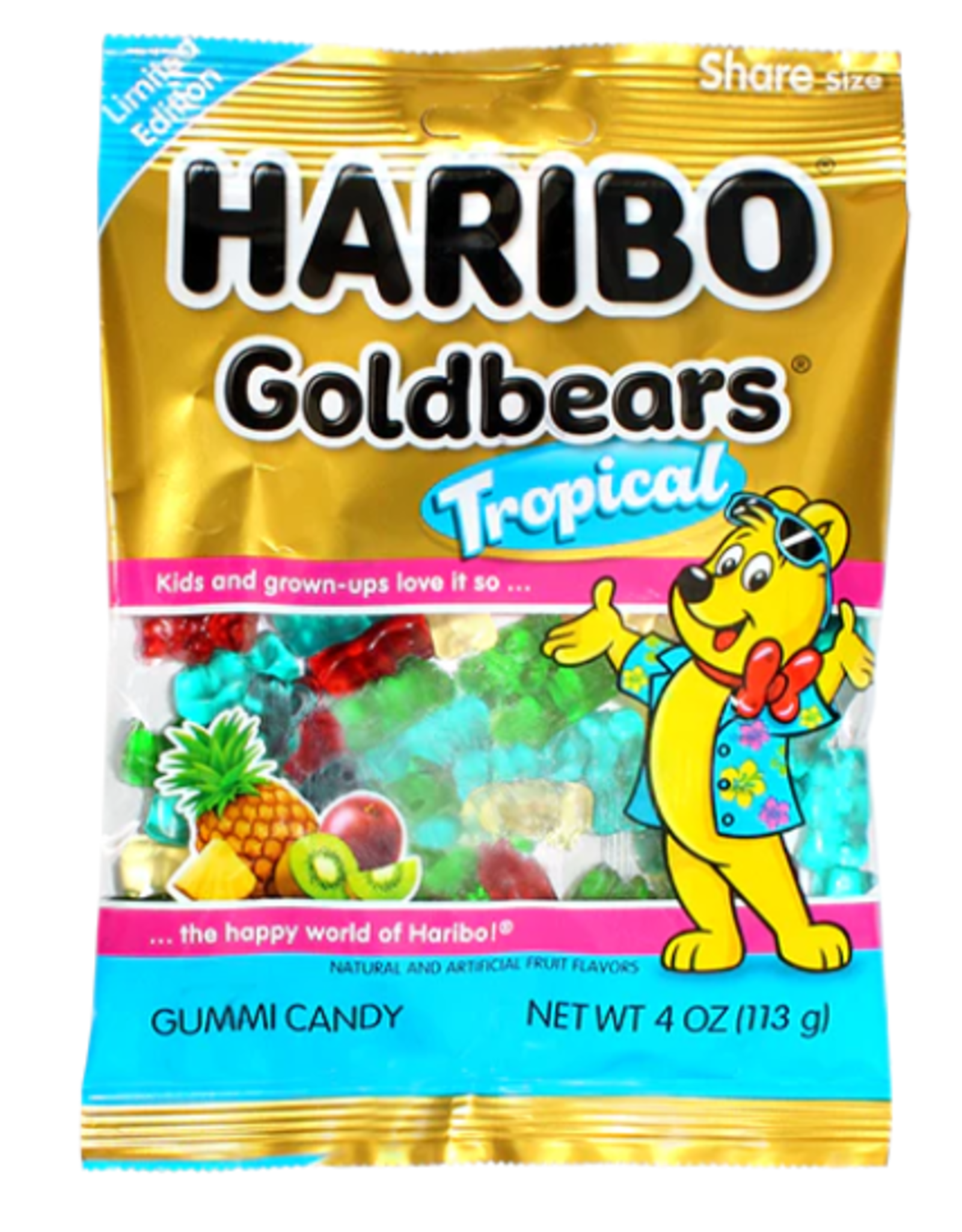 Haribo Haribo Gold Bears Tropical 4oz