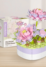PieceRelax Mini Bricks Potted Flower - Lotus
