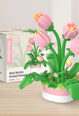 PieceRelax Mini Bricks Potted Flower - Tulip