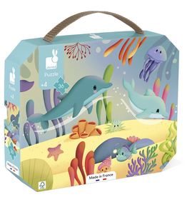 Janod PANORAMA - SEA ANIMAL PUZZLE 36pc