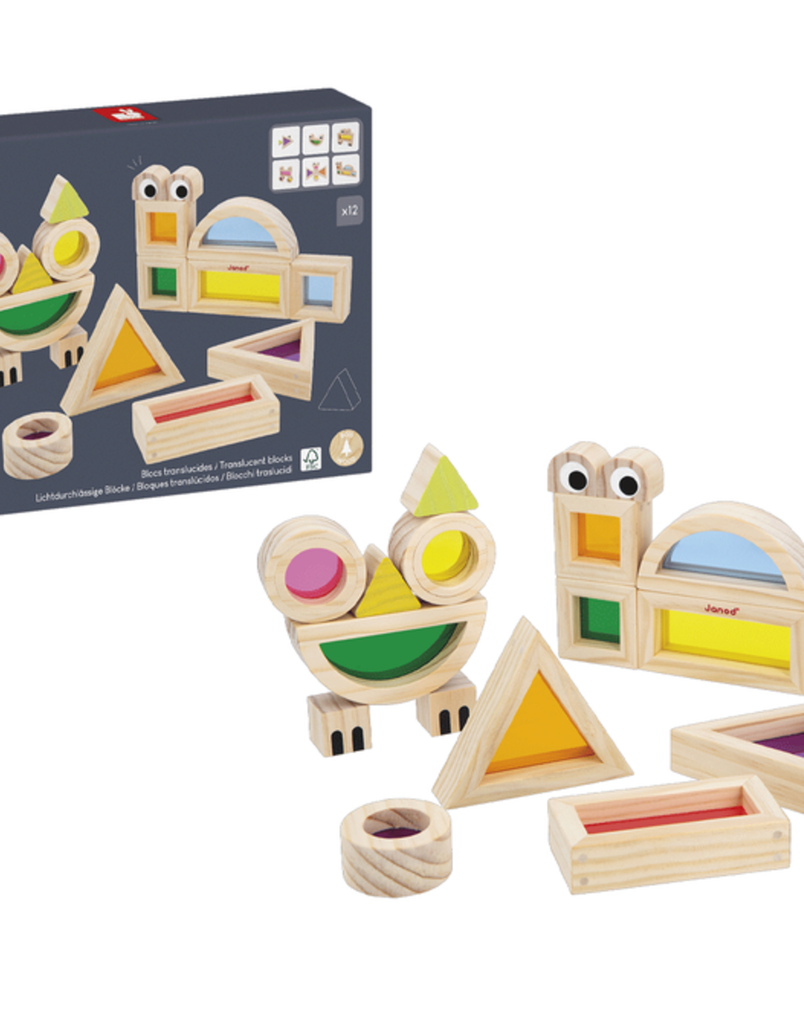 SENSORY -  TRANSLUCENT BLOCKS
