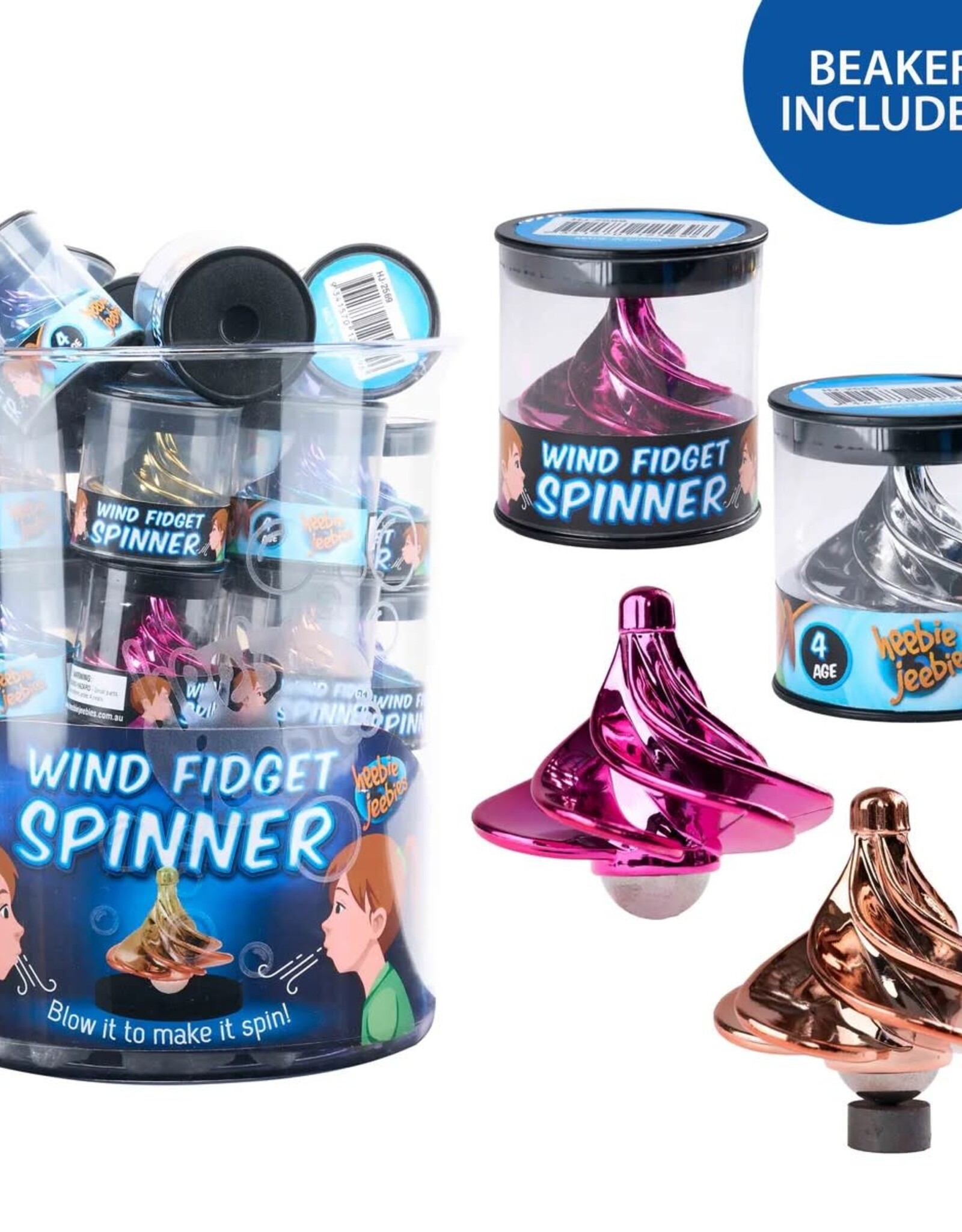 Heebie Jeebies Wind Fidget Spinner