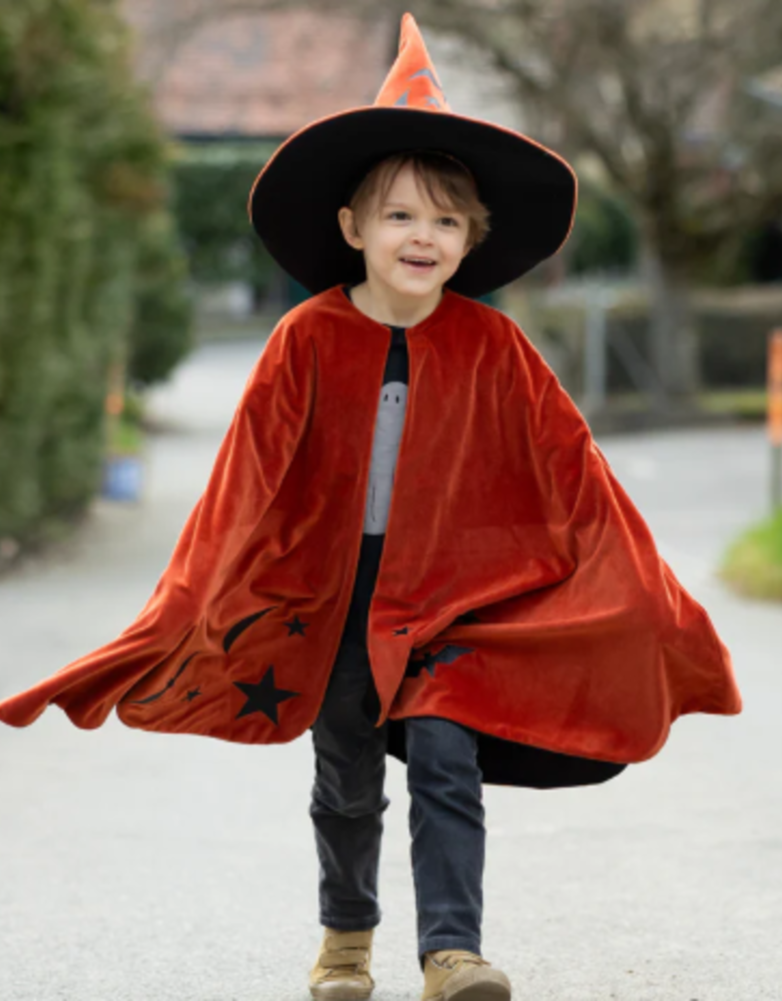 Great Pretenders Autum Embers Wizard Cape and Hat Size 4-6