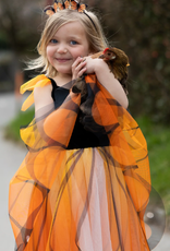 Great Pretenders Monarch Butterfly Twirl Dress with Wings & Headband Size 3-4