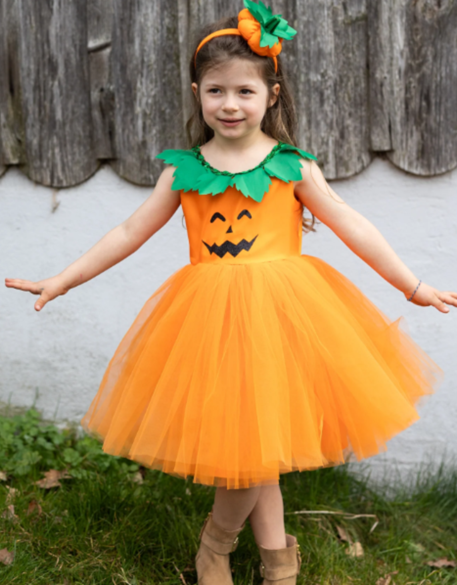 Great Pretenders Pumpkin Patch Princess Dress Size 3-4