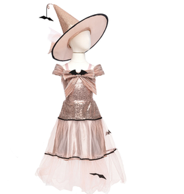 Great Pretenders Glam Witch Dress with Hat Size 5-6