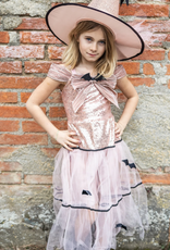 Great Pretenders Glam Witch Dress with Hat Size 5-6