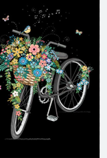 Bug Art Greeting Card - Bike