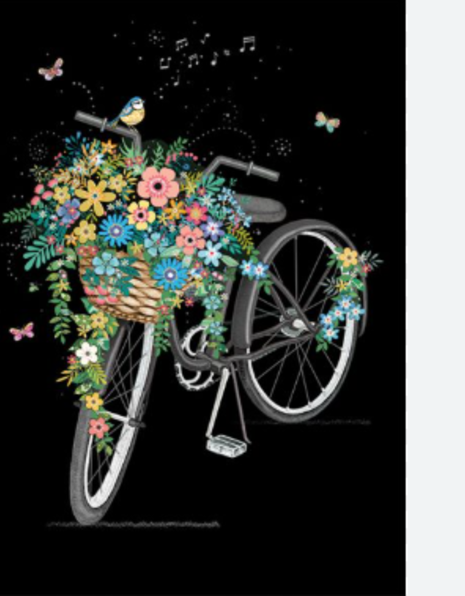 Bug Art Greeting Card - Bike