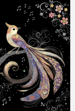 Bug Art Greeting Card - Bird