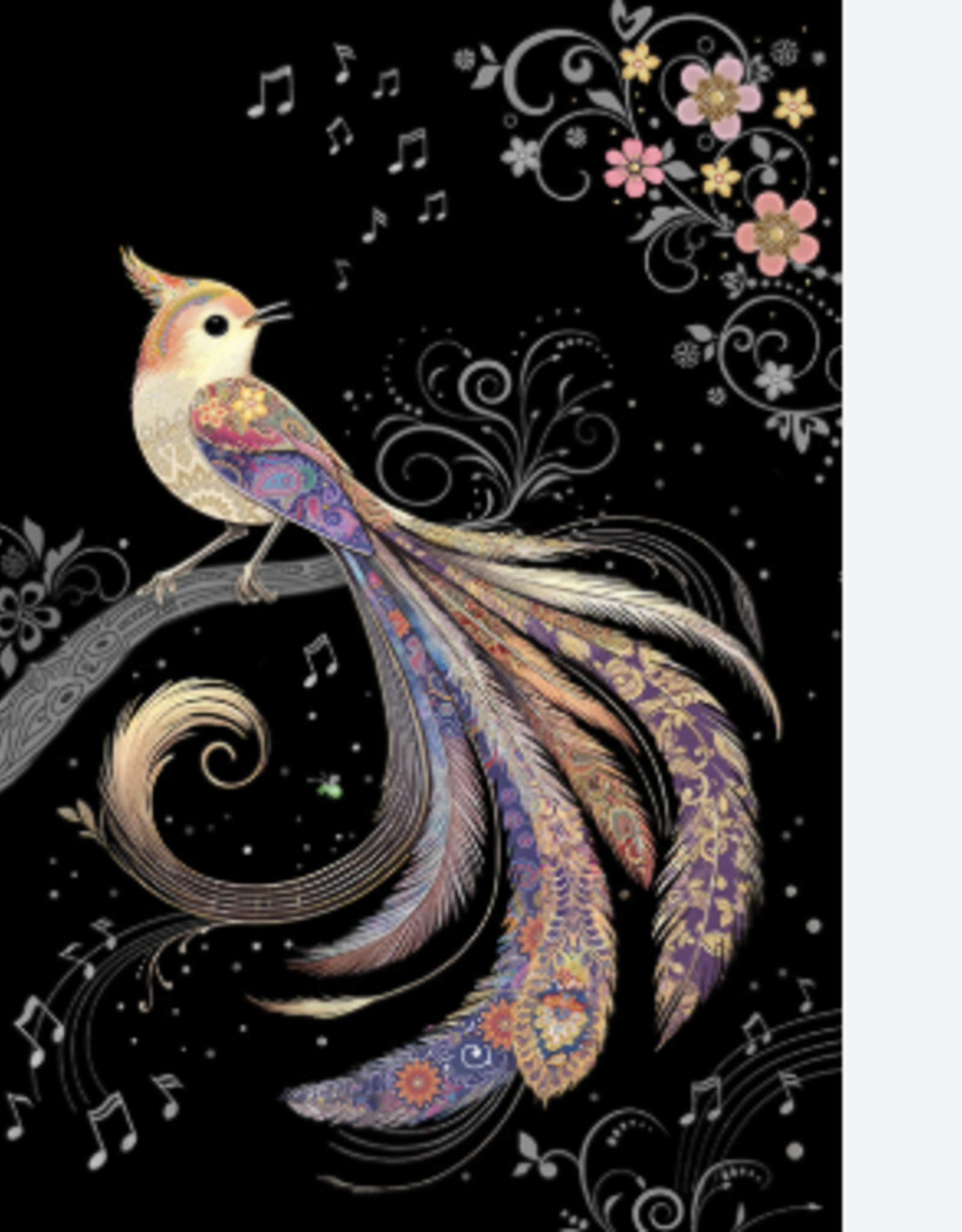 Bug Art Greeting Card - Bird