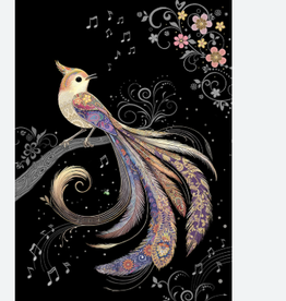 Bug Art Greeting Card - Bird