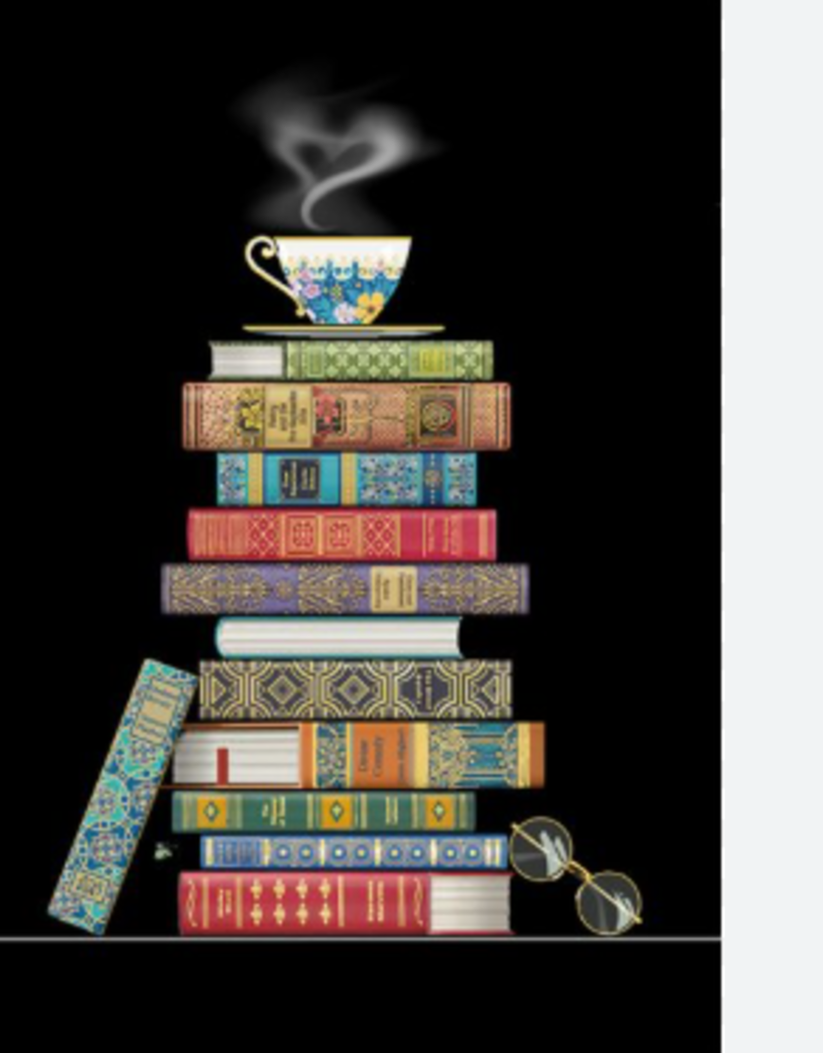 Bug Art Greeting Card - Books
