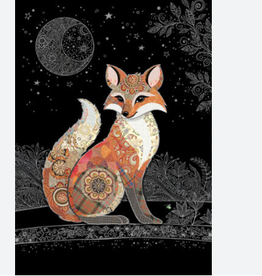 Bug Art Greeting Card - Fox