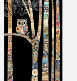 Bug Art Greeting Card - Owl