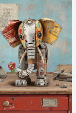 Bug Art Greeting Card - Elephant
