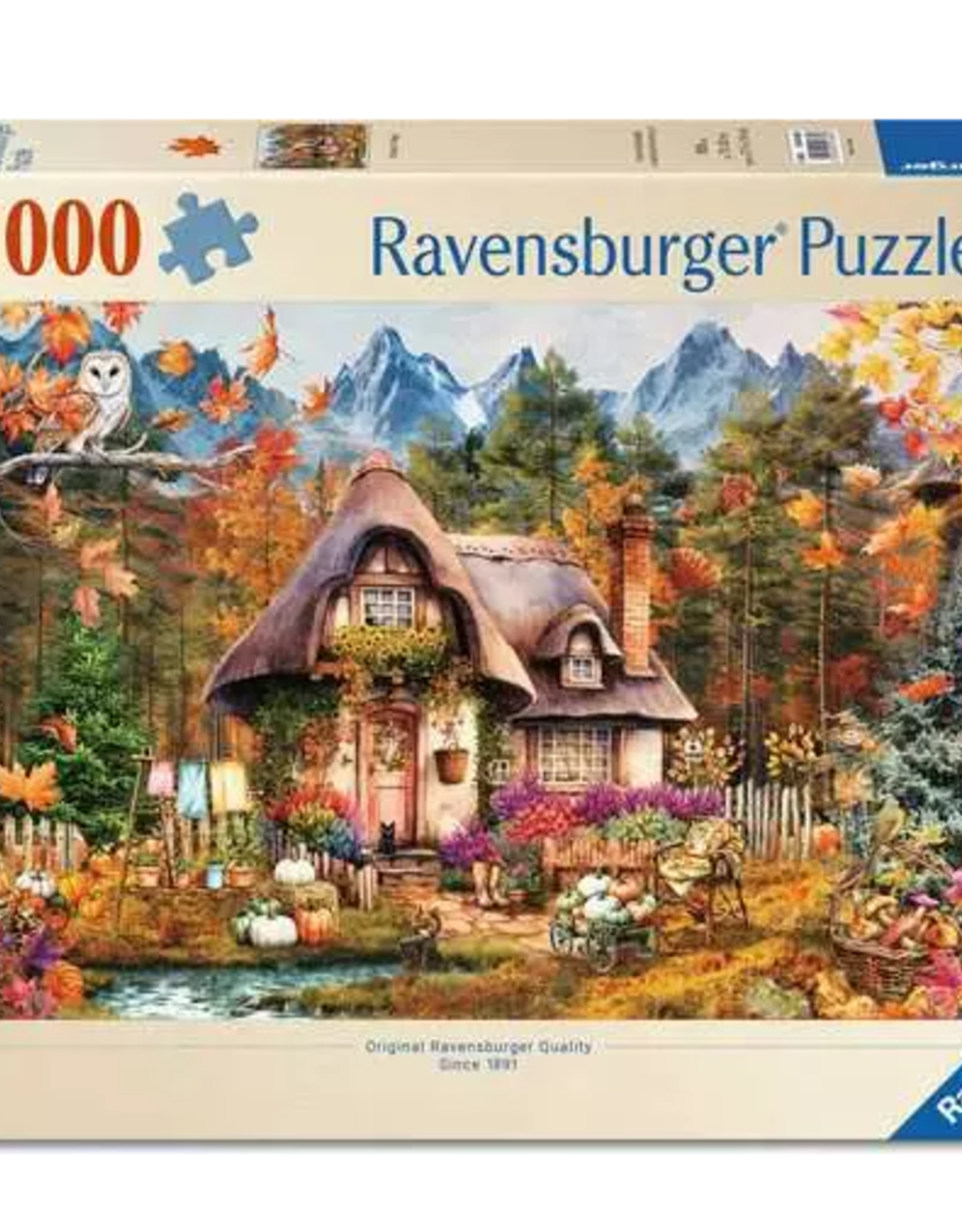 Ravensburger Pumpkin Cottage 1000 pc Puzzle